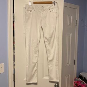 Lilly Pulitzer Worth Skinny White Jeans